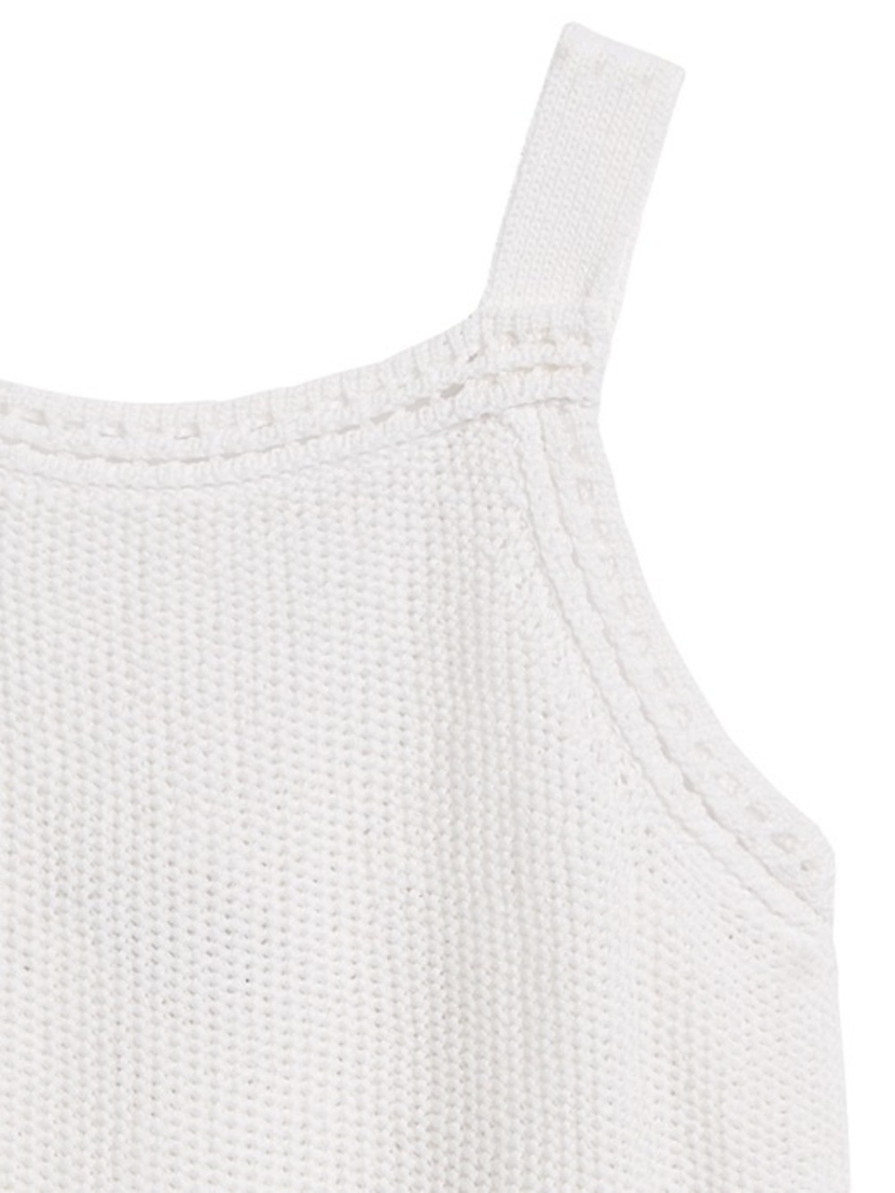 Banana republic sweater tank crochet